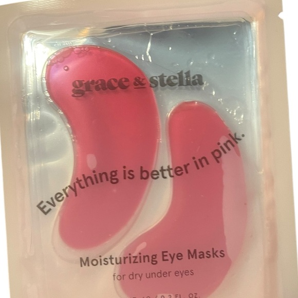 Grace & Stella Moisturizing Eye Mask for under eyes
2 packs. Pink pink pink - Picture 2 of 8